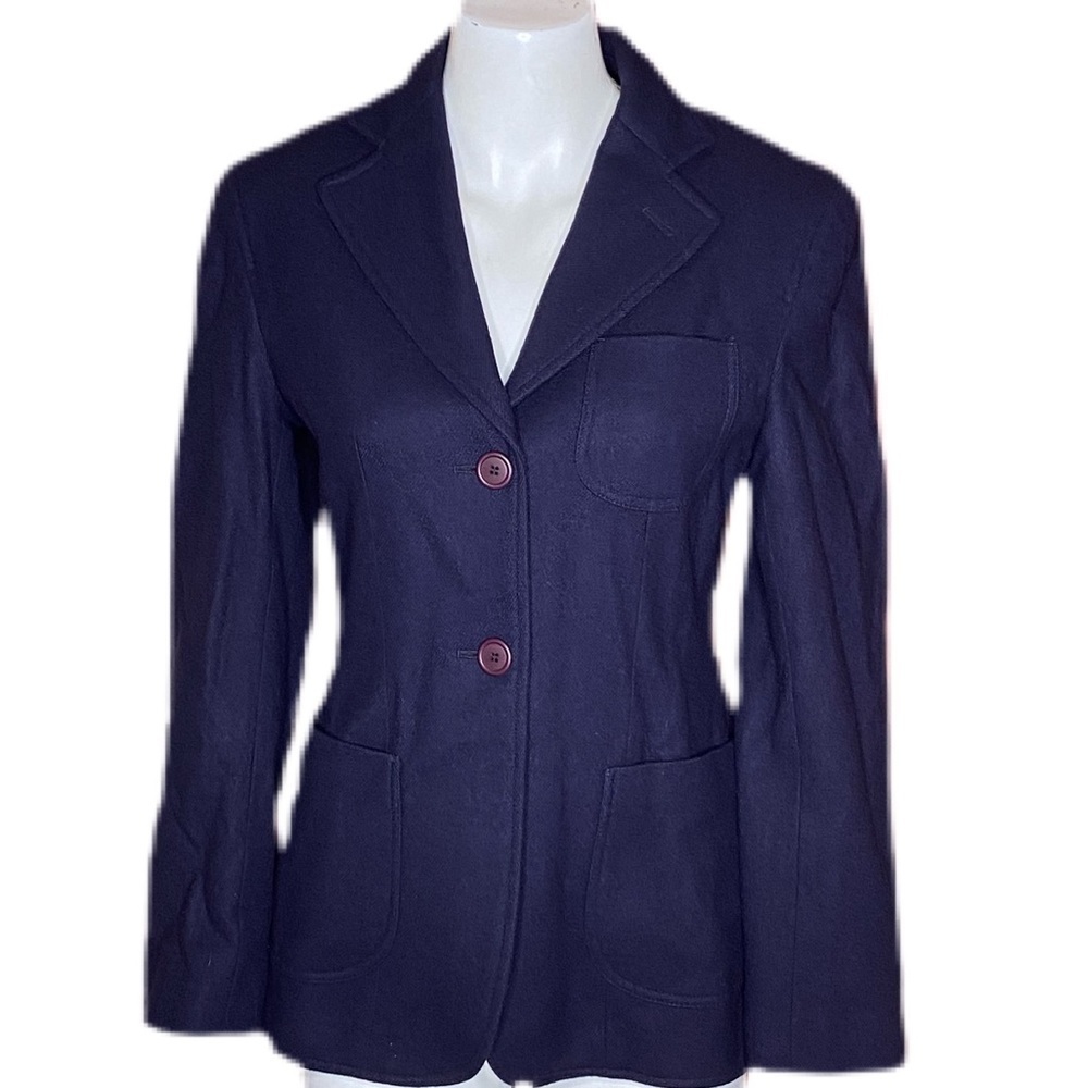 Vintage The Limited Classic Navy 2 Button 100% Wool Size 2